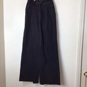 Wat the Brand denim jeans xs women black flare